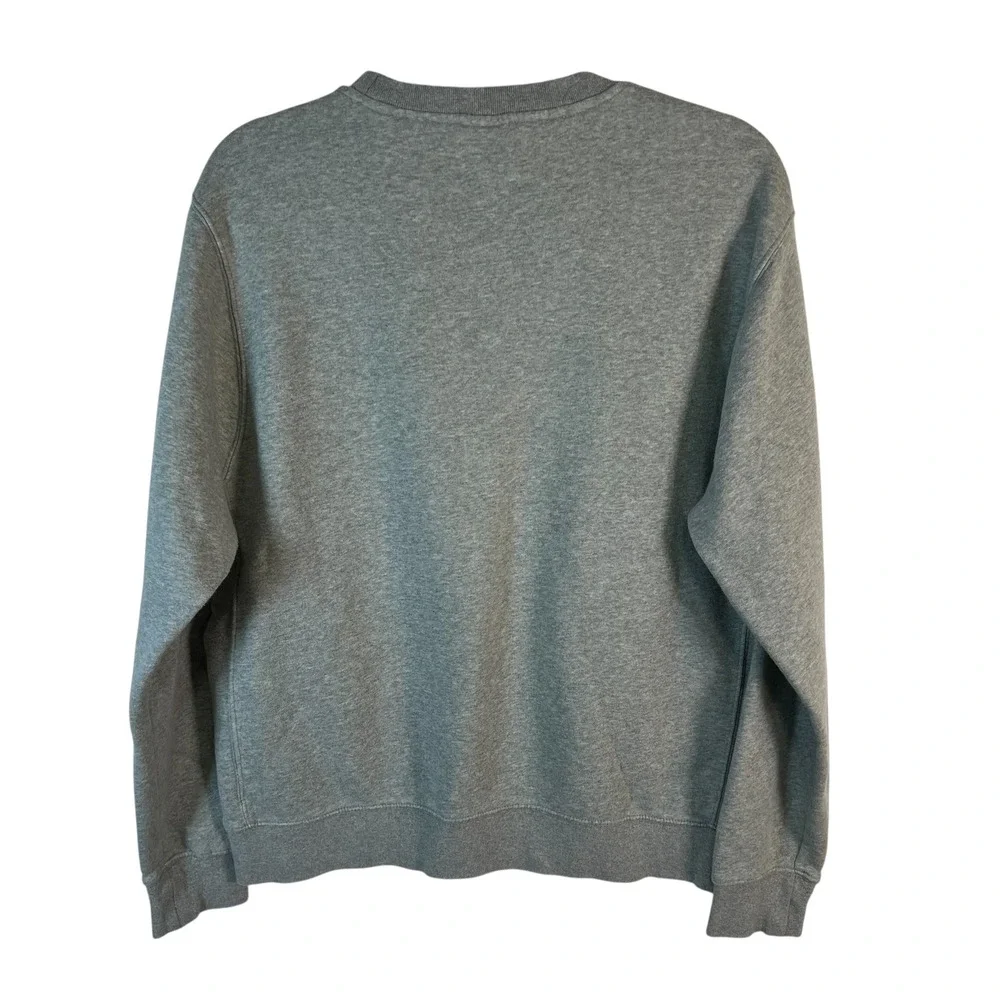 Nike Sportswear Club Fleece Crewneck Sweatshirt Gray Mens‎ Medium Swoosh Logo